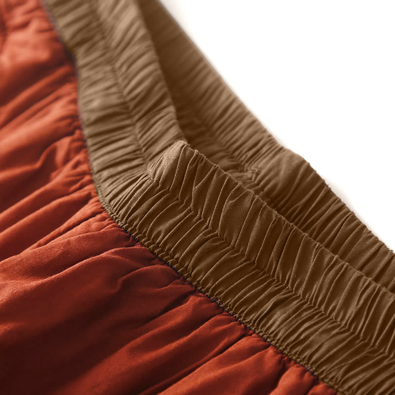 Buddha Stones Dames winterbroek met elastische Taille , dikke stof en Zakken - image 8