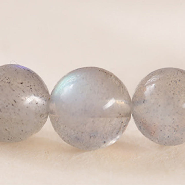 Buddha Stones Natuurlijke maansteen lotus liefde charmante Armband - image 8
