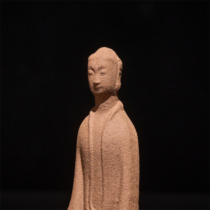 Buddha Stones Zittende Boeddha in gebed, keramisch beeldje, zen huisdecoratie, 5*3*8,5 cm - image 6