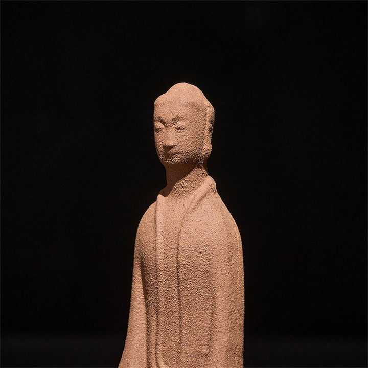Buddha Stones Zittende Boeddha in gebed, keramisch beeldje, zen huisdecoratie, 5*3*8,5 cm - image 6