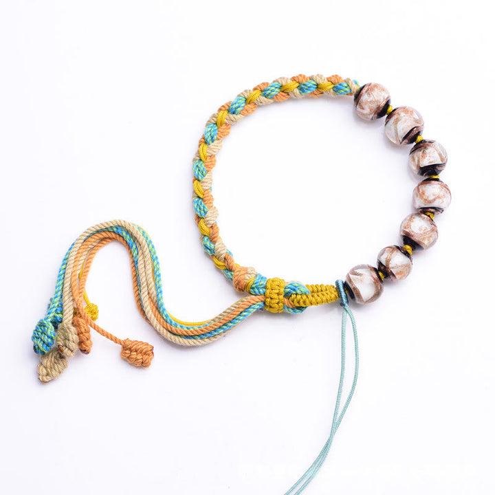 Buddha Stones Tibet Liuli glazen Armband voor gezondheid en veiligheid - image 6
