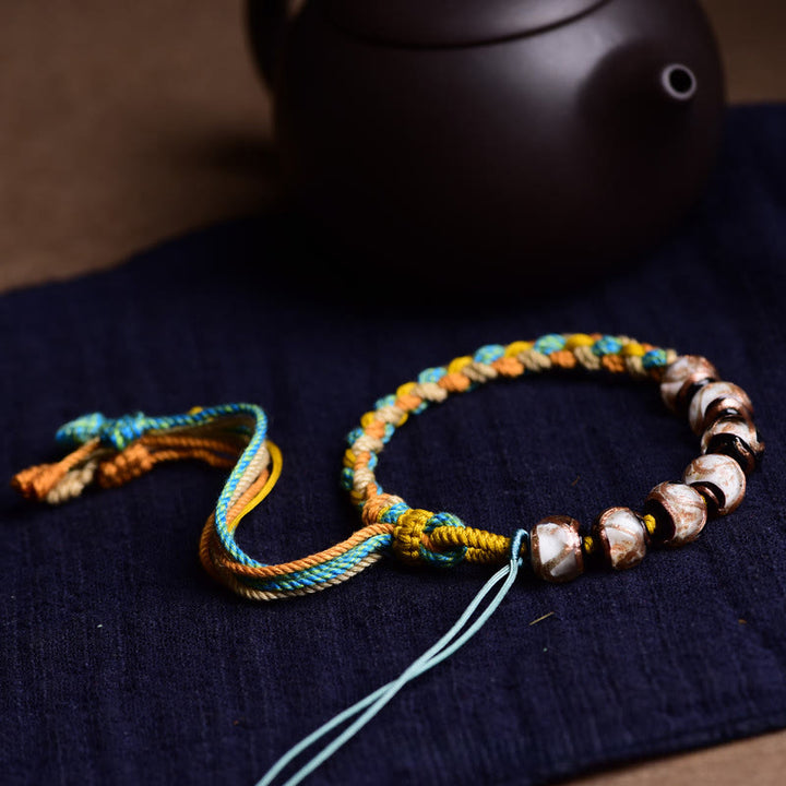 Buddha Stones Tibet Liuli glazen Armband voor gezondheid en veiligheid - image 8