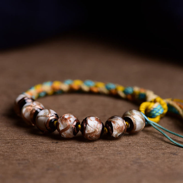 Buddha Stones Tibet Liuli glazen Armband voor gezondheid en veiligheid - image 7