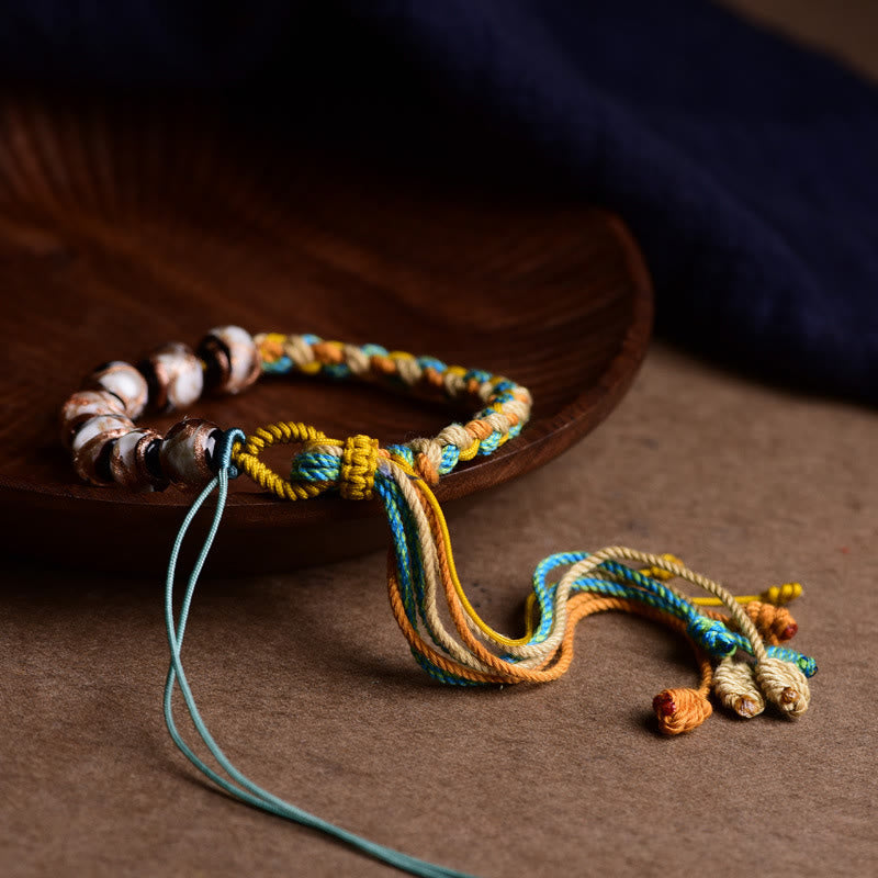Buddha Stones Tibet Liuli glazen Armband voor gezondheid en veiligheid - image 9