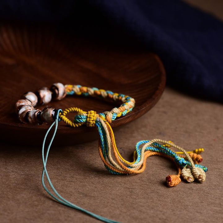 Buddha Stones Tibet Liuli glazen Armband voor gezondheid en veiligheid - image 9