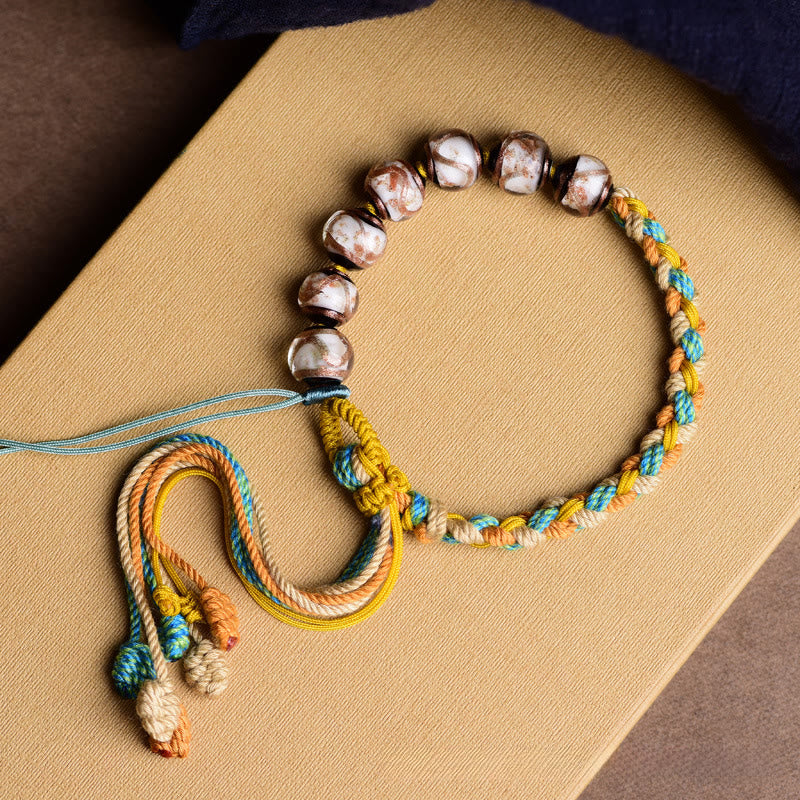 Buddha Stones Tibet Liuli glazen Armband voor gezondheid en veiligheid - image 2