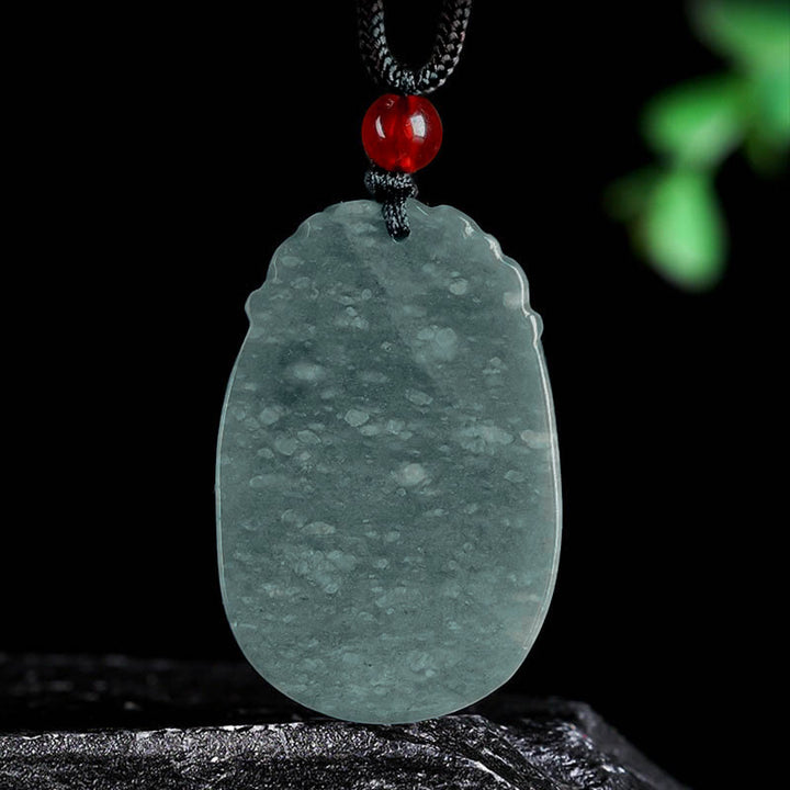 Buddha Stones Chinese dierenriem jade Ketting voor het Jaar van het Paard - image 2