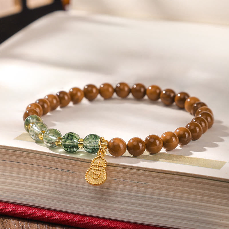 Buddha Stones Kuka Seed Green Phantom Ward Off Evil Spirits Armband - image 2