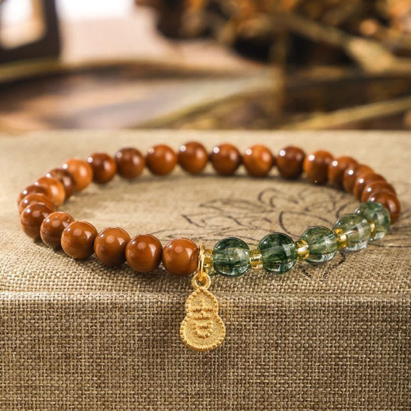 Buddha Stones Kuka Seed Green Phantom Ward Off Evil Spirits Armband - Kuka Seed Green Phantom (Polsomtrek: 14-16 cm) - image 0