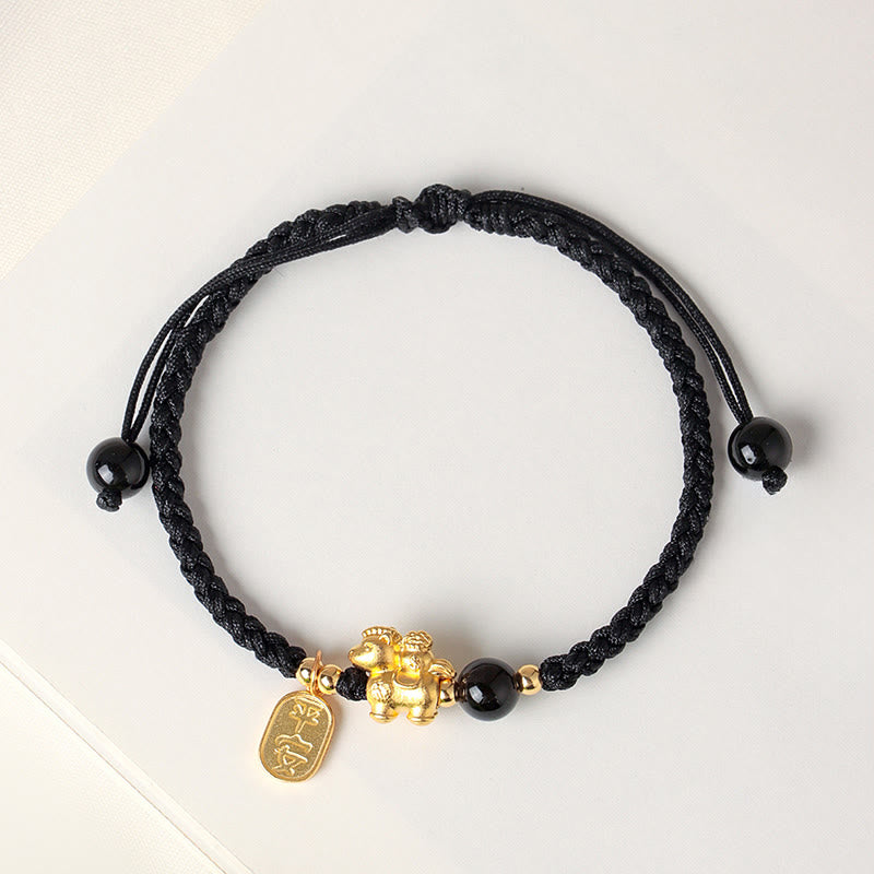 Buddha Stones Armband van 999 sterling zilver, symbool voor het Jaar van het Paard: Vrede, Rijkdom en Succes. - image 8
