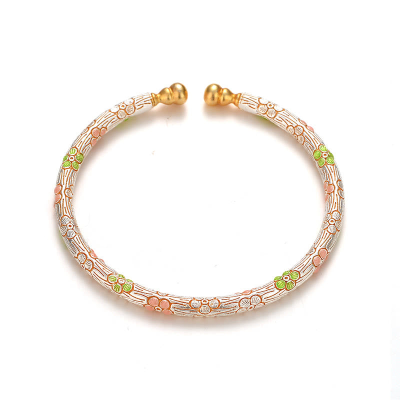 Buddha Stones Handgemaakte koperen Bangle-armband. - image 4