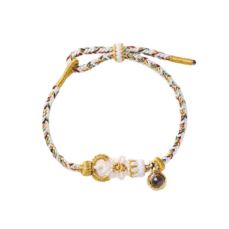 Buddha Stones Armband met handgeweven Boeddha-knopen en Armband. - image 9