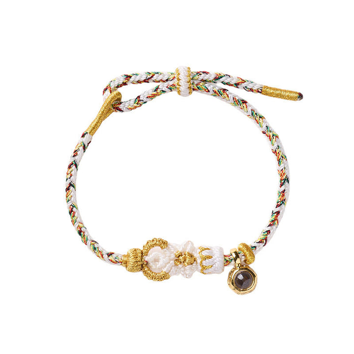Buddha Stones Armband met handgeweven Boeddha-knopen en Armband. - image 9