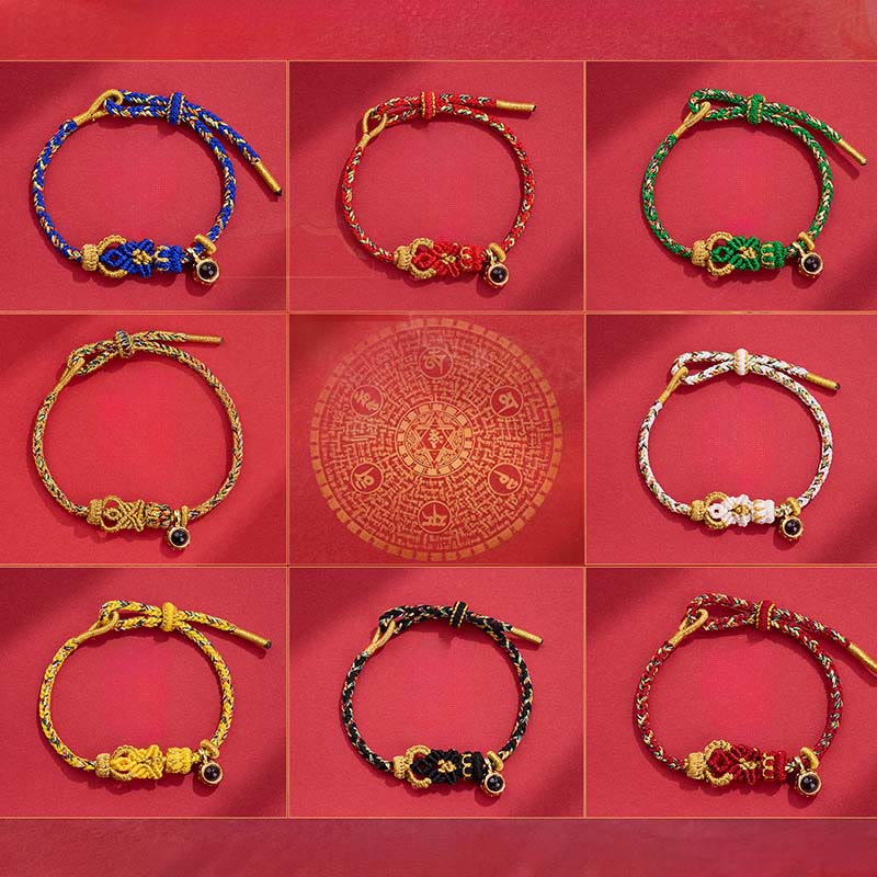Buddha Stones Armband met handgeweven Boeddha-knopen en Armband. - image 12