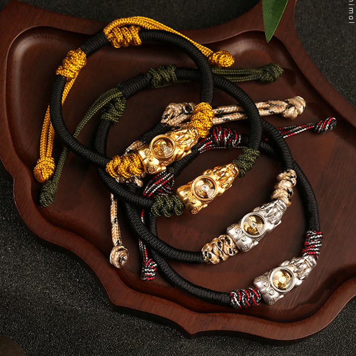 Buddha Stones Pi Xiu Geluk en Rijkdom handgeweven Armband - image 15