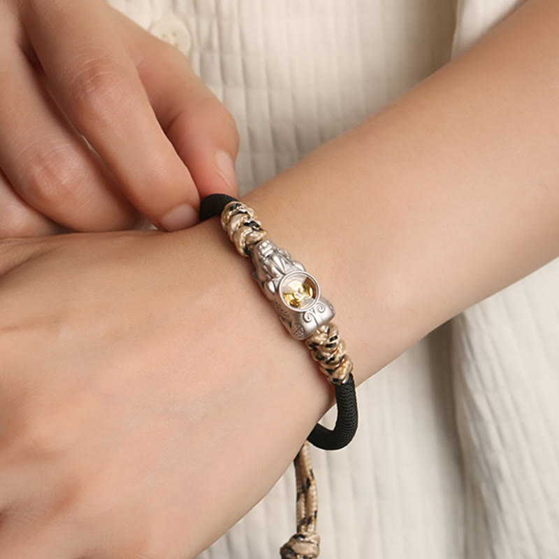 Buddha Stones Pi Xiu Geluk en Rijkdom handgeweven Armband - image 2