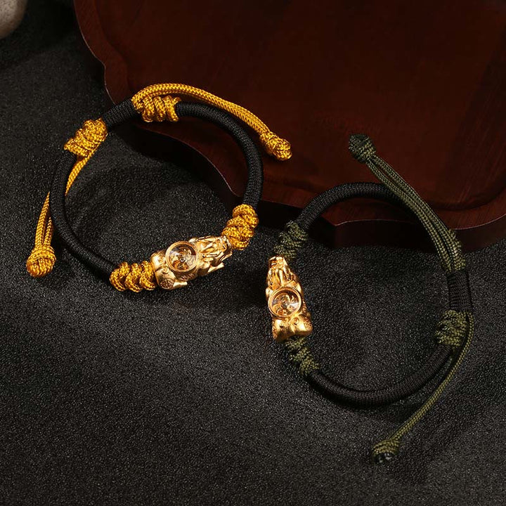Buddha Stones Pi Xiu Geluk en Rijkdom handgeweven Armband - image 13