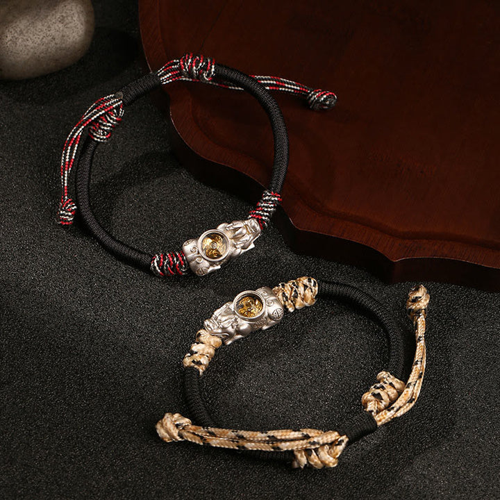 Buddha Stones Pi Xiu Geluk en Rijkdom handgeweven Armband - image 12