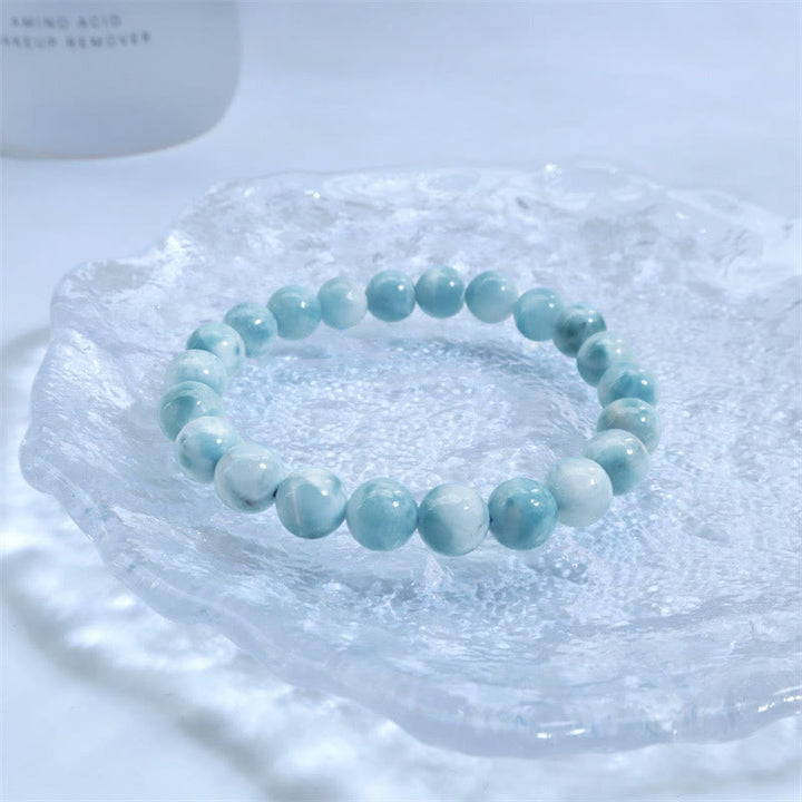 Buddha Stones Armband van natuurlijke larimar voor wijsheid en zelfvertrouwen - image 11