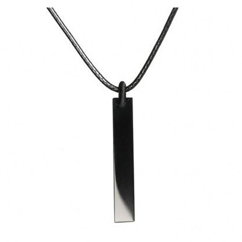 Buddha Stones Ketting met transformatie van zwarte obsidiaan en blauwe zandsteen - image 4