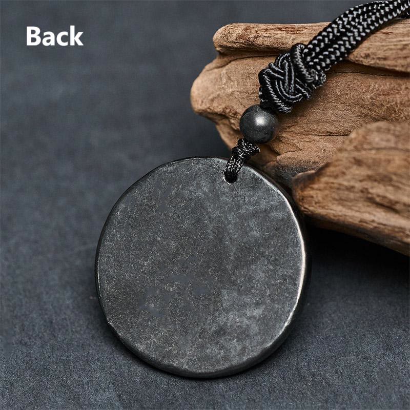 Buddha Stones Authentieke Shungiet Yin Yang Bagua Ketting - image 9