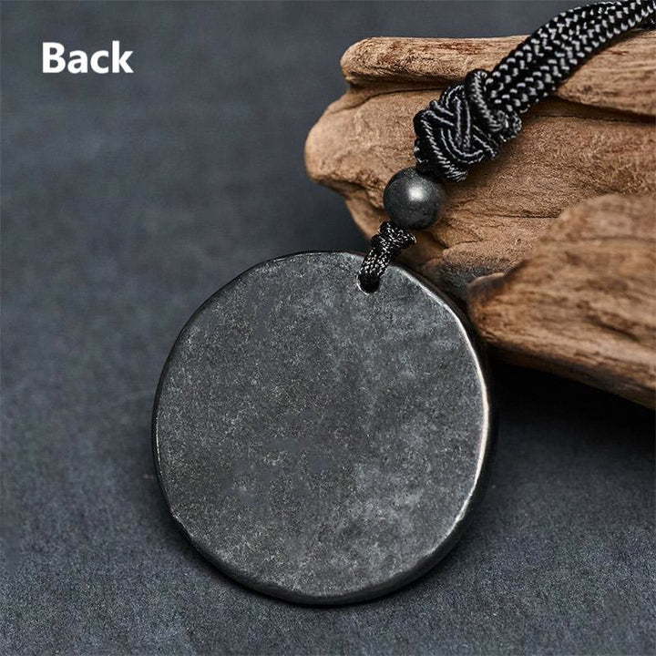 Buddha Stones Authentieke Shungiet Yin Yang Bagua Ketting - image 9