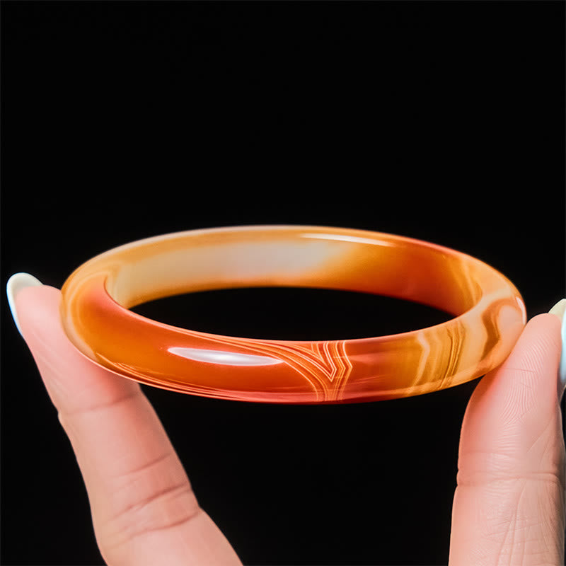 Buddha Stones Rode agaat Mouwboord met Bangle - image 3