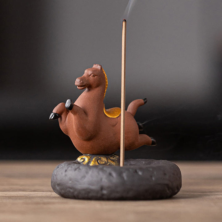 Buddha Stones Jaar van het Paard 2026 Nieuwjaar Huisdecoratie Wierook - image 1