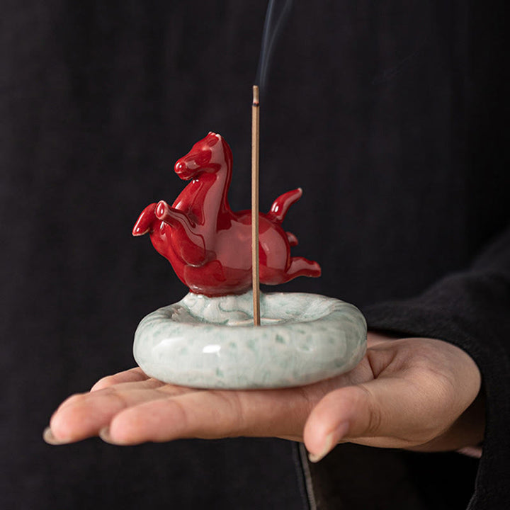 Buddha Stones Jaar van het Paard 2026 Nieuwjaar Huisdecoratie Wierook - image 7