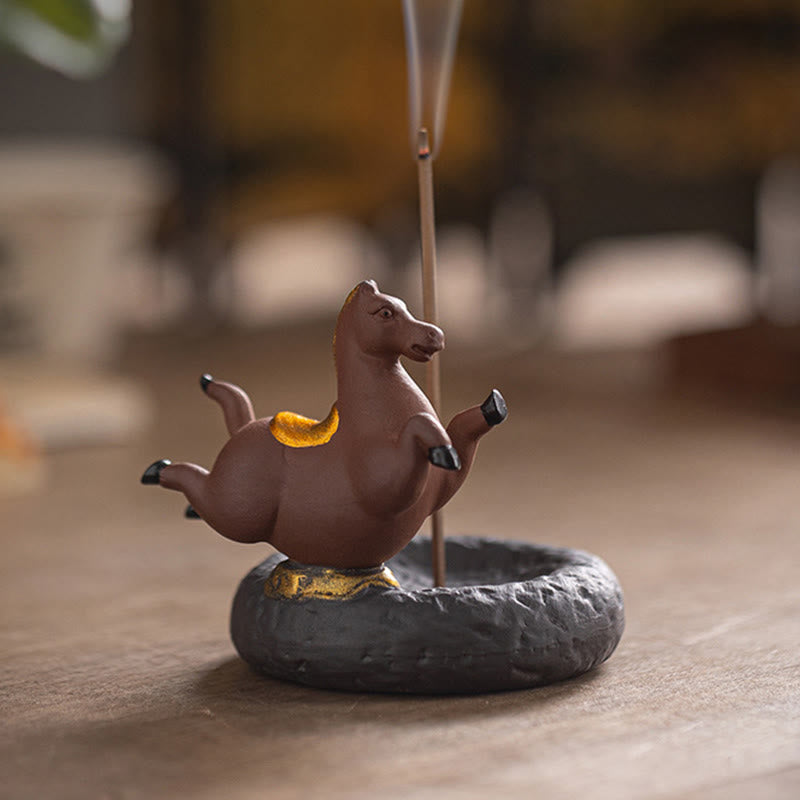 Buddha Stones Jaar van het Paard 2026 Nieuwjaar Huisdecoratie Wierook - image 2