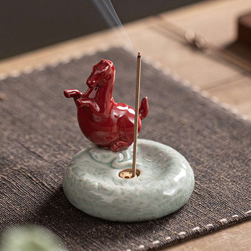 Buddha Stones Jaar van het Paard 2026 Nieuwjaar Huisdecoratie Wierook - image 10
