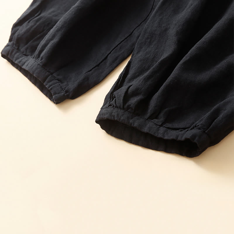 Buddha Stones Commute dames harem capri broek met Zakken - image 10
