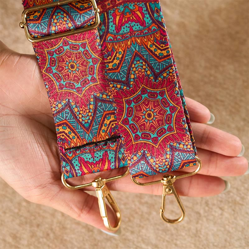 Buddha Stones Bohemian Red Mandara Geometric Adjustable Handbags Crossbody Schoudertas Portemonnee Straps Replace - image 7