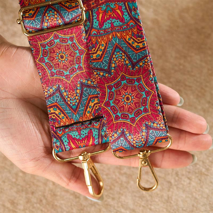 Buddha Stones Bohemian Red Mandara Geometric Adjustable Handbags Crossbody Schoudertas Portemonnee Straps Replace - image 7