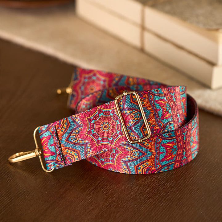 Buddha Stones Bohemian Red Mandara Geometric Adjustable Handbags Crossbody Schoudertas Portemonnee Straps Replace - image 4