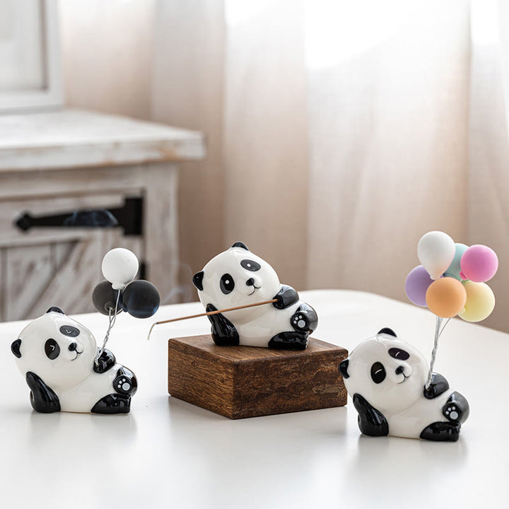 Buddha Stones Panda-vormige Wierook voor huisdecoratie - image 11