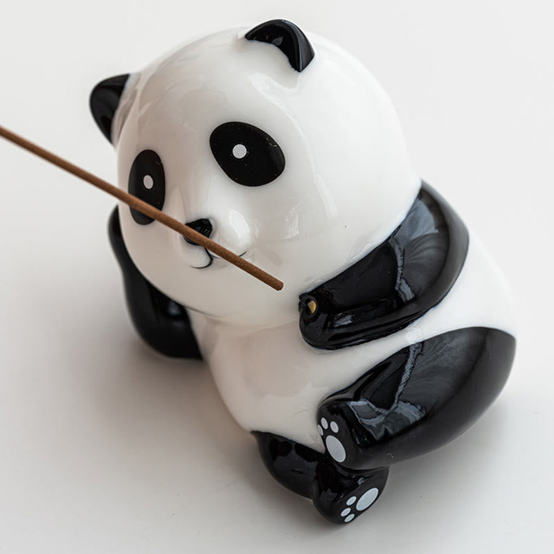 Buddha Stones Panda-vormige Wierook voor huisdecoratie - image 2