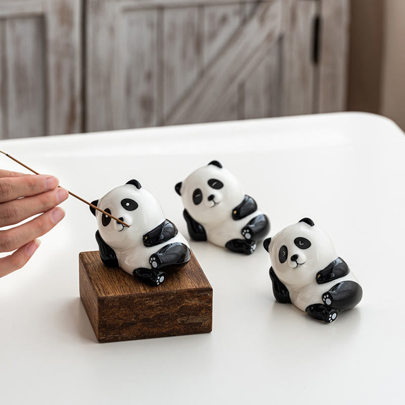 Buddha Stones Panda-vormige Wierook voor huisdecoratie - image 12