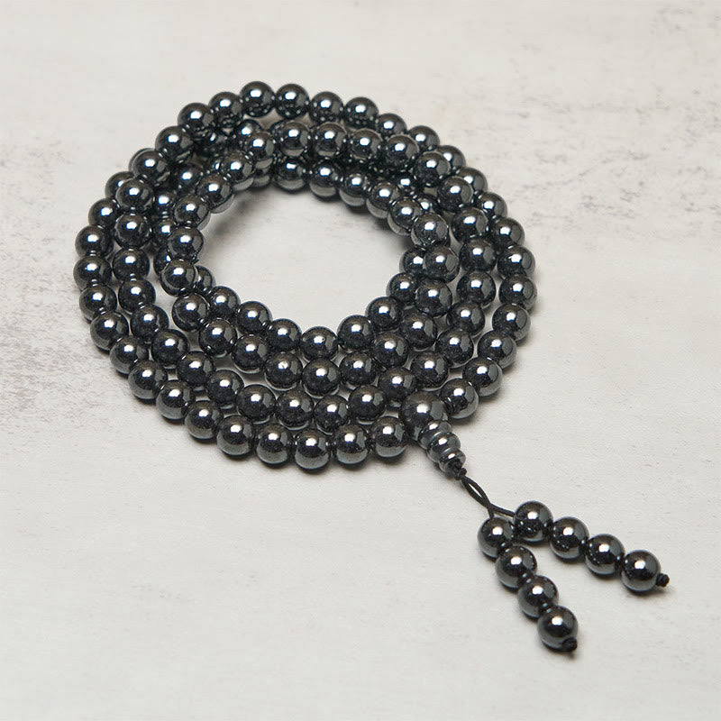 Buddha Stones 108 kralen Terahertz Focus Helderheid Mala - 10mm - image 0