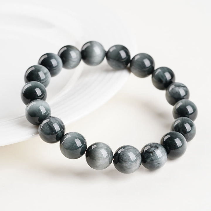 Buddha Stones Armband met kralen van adelaarsoogsteen, positieve en kalmerende werking - image 3
