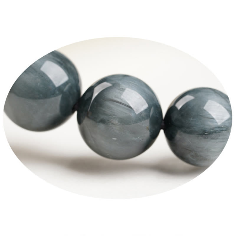 Buddha Stones Armband met kralen van adelaarsoogsteen, positieve en kalmerende werking - image 12