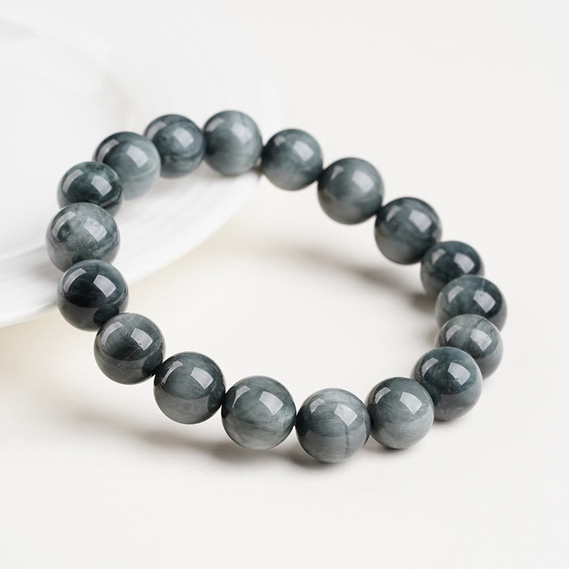 Buddha Stones Armband met kralen van adelaarsoogsteen, positieve en kalmerende werking - image 11