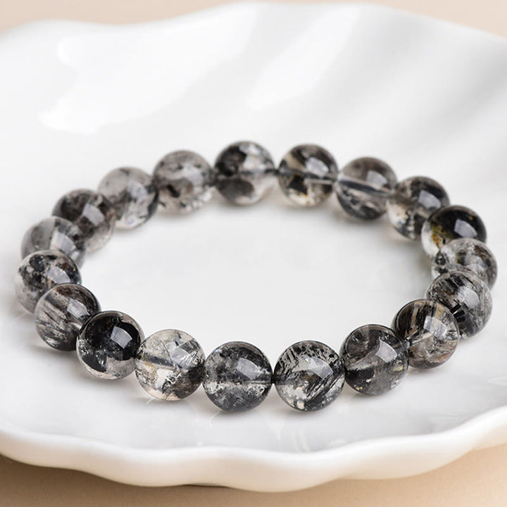 Buddha Stones Herkimer Diamanten Beschermings Armband - image 2