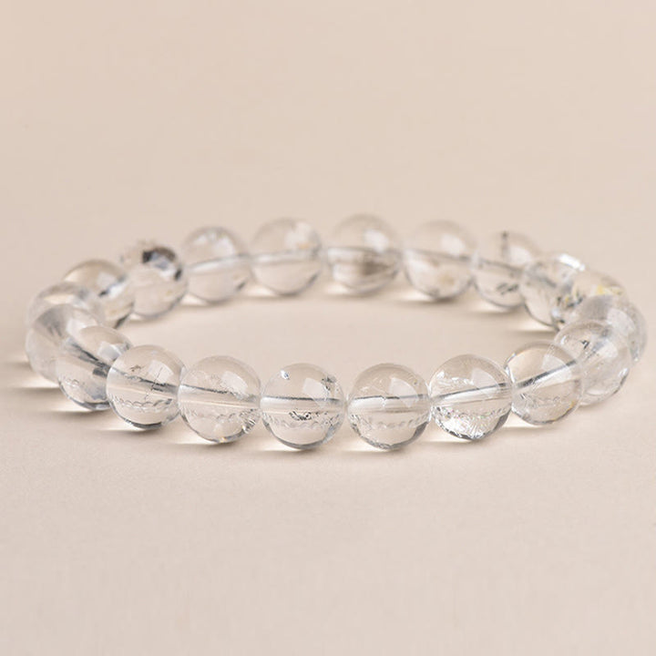 Buddha Stones Herkimer Diamanten Beschermings Armband - 4A-kwaliteit Herkimer-diamant - 14-14,8 mm - image 13