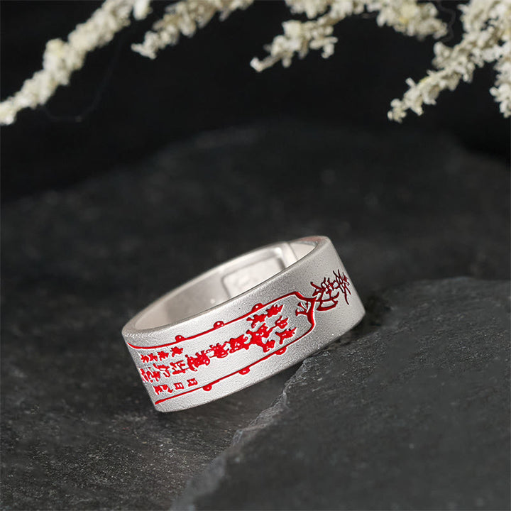 Buddha Stones Verstelbare Ring met koperen woord - image 2