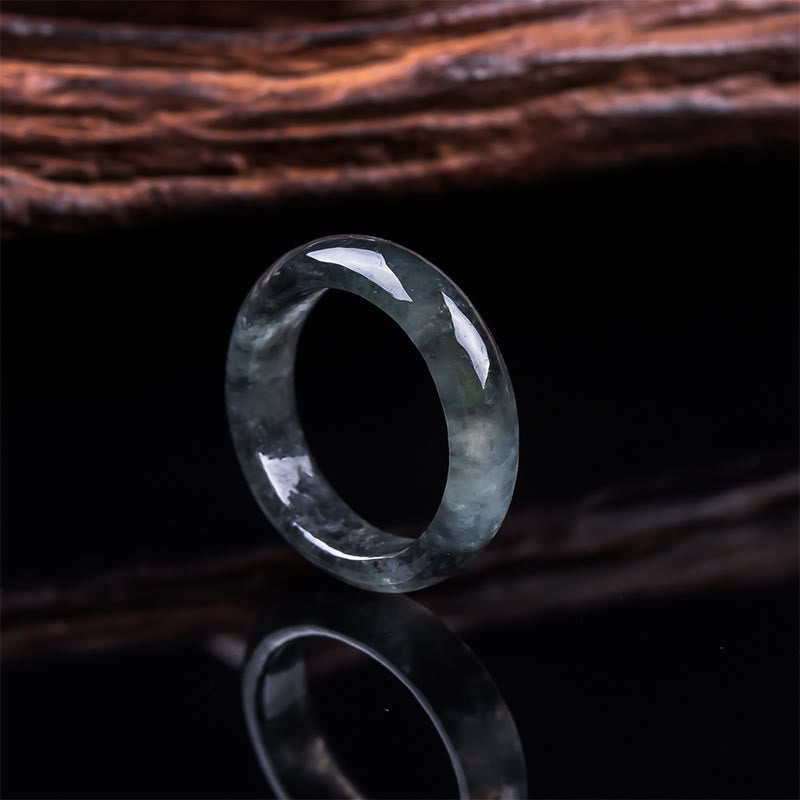 Buddha Stones Jade Ring voor voorspoed, geluk en overvloed. - Jade - 21 mm - image 1