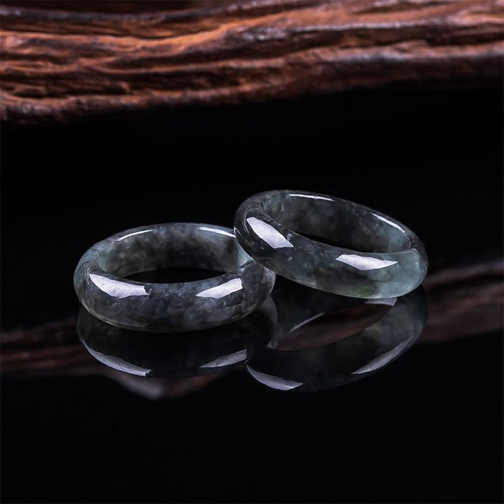 Buddha Stones Jade Ring voor voorspoed, geluk en overvloed. - image 0