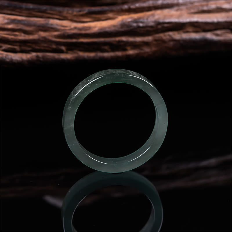 Buddha Stones Jade Ring voor overvloed en voorspoed, verkrijgbaar in meerdere maten. - image 2