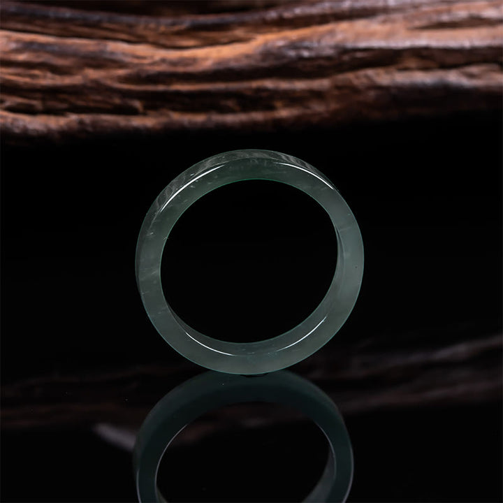 Buddha Stones Jade Ring voor overvloed en voorspoed, verkrijgbaar in meerdere maten. - image 2