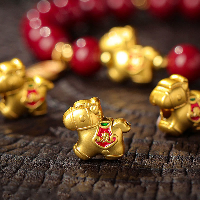Buddha Stones Cinnaber Armband voor het Jaar van het Paard - image 14
